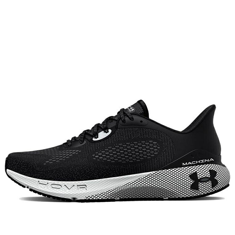黒色 ブラック 白色 ホワイト アンダーアーマー BLACK WHITE スニーカー レディース UNDER ARMOUR (WMNS) UNDER ARMOUR HOVR MACHINA 3 3024907-001 / BLACK WHITE