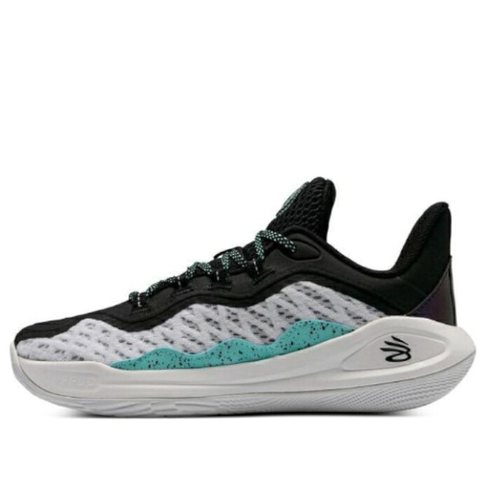 カリー 黒色 ブラック 白色 ホワイト アンダーアーマー 'FUTURE CURRY' ジュニア キッズ UNDER ARMOUR (GS) UNDER ARMOUR CURRY 11 3026619-101 / BLACK WHITE TEAL ベビー マタニティ スニーカー