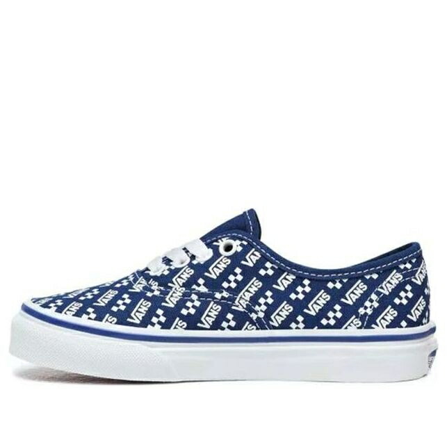 ヴァンズ バンズ ロゴ オーセンティック 青色 ブルー BLUE ジュニア キッズ VANS (PS) LOGO AUTHENTIC VN0A3UIVWH8 / BLUE ベビー マタニティ スニーカー