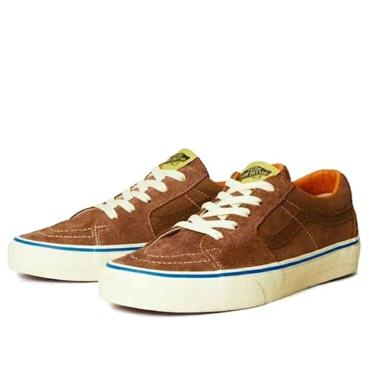 ヴァンズ バンズ 茶色 ブラウン ベージュ 'BROWN BEIGE' スニーカー メンズ VANS SK8 LOW X FTMD EVERYDAYEVERYBODY VN0009QRBUE / BROWN BEIGE