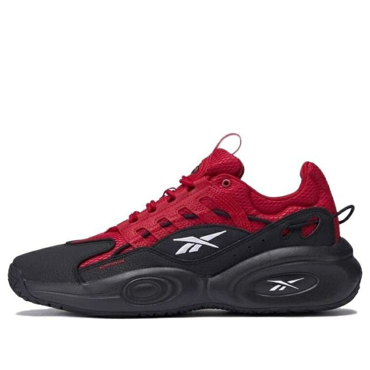 リーボック バスケットボール スニーカー 運動靴 黒色 ブラック 赤 レッド 'BLACK RED'' スニーカー メンズ REEBOK SOLUTION IVERSON BASKETBALL SHOES 100033897 / BLACK RED|スニケス