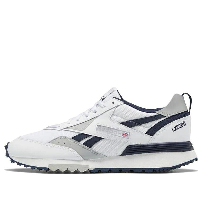リーボック 白色 ホワイト 紺色 ネイビー ピュア 'WHITE NAVY' スニーカー メンズ REEBOK LX 2200 VECTOR GW7201 / FOOTWEAR WHITE VECTOR NAVY PURE