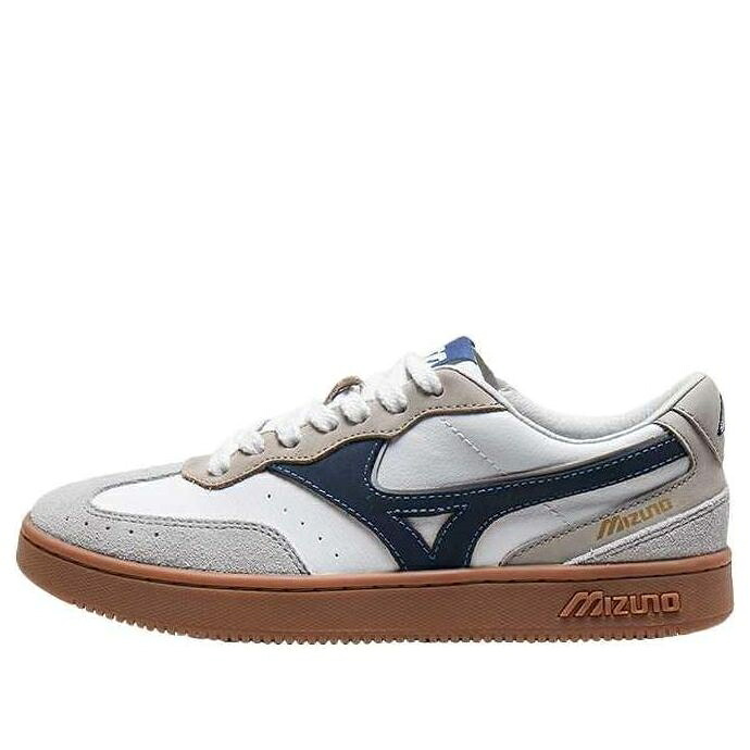 ミズノ コート ライト ベージュ 紺色 ネイビー 'BEIGE NAVY' スニーカー メンズ MIZUNO COURT LITE S 03 D1GH223203 / BEIGE NAVY｜スニケス