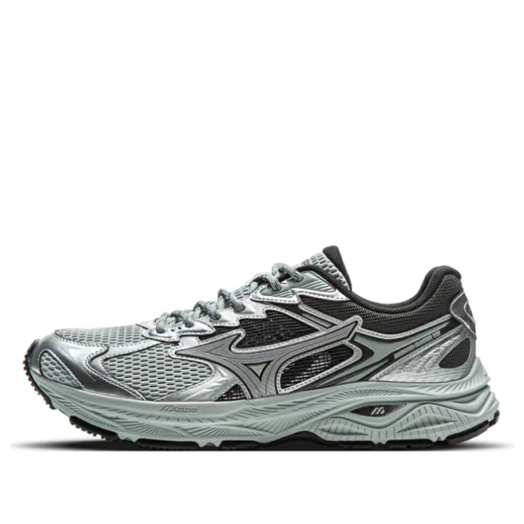 ミズノ 銀色 シルバー 灰色 グレー DARK SLIVER スニーカー メンズ MIZUNO RACER V2 D1GH250601 / SILVER GREY