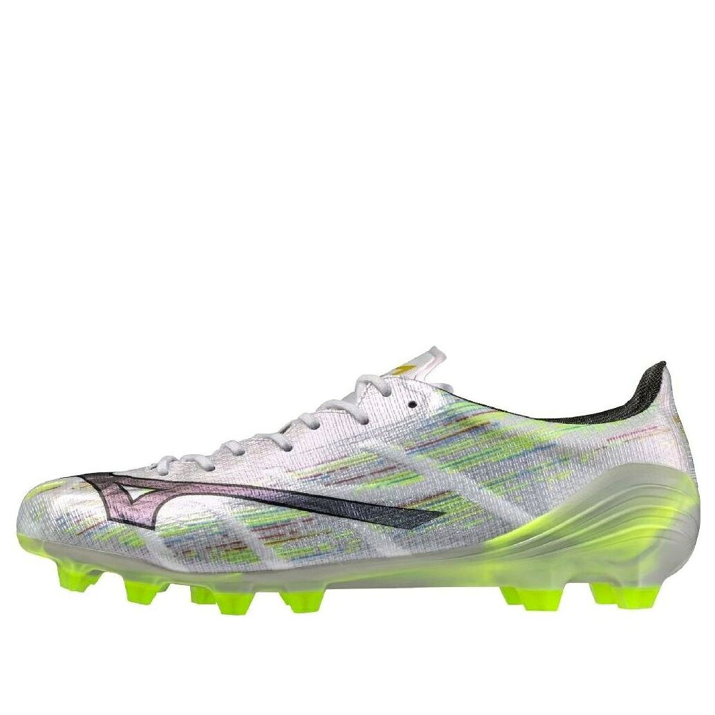 ミズノ アルファ 銀色 シルバー 'SILVER NEON' スニーカー メンズ MIZUNO ALPHA 2 MADE IN JAPAN FG P1GA256009 / SILVER NEON