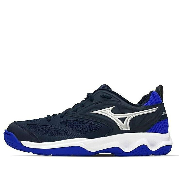 ミズノ 青色 ブルー 黒色 ブラック 白色 ホワイト 'BLACK WHITE' スニーカー メンズ MIZUNO DYNABLITZ BLUE V1GA212202 / BLACK BLUE WHITE|スニケス