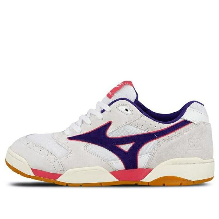 ミズノ コート セレクト クラブ 白色 ホワイト 紫 パープル ピンク 'PURPLE' スニーカー メンズ MIZUNO X COURT SELECT CLUB 75 D1GD182801 / WHITE PURPLE PINK GUM|スニケス