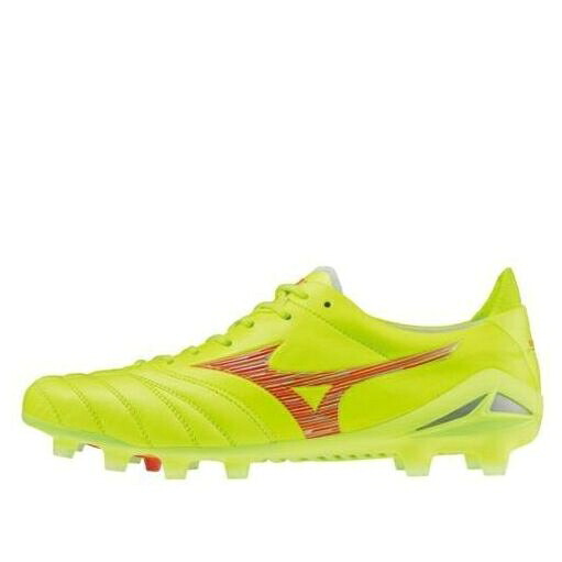 ミズノ ネオ 黄味がかった 黄色 赤 赤いこと しろがね色 しろがね色 \u0027NEON YELLOW\u0027 スニーカー メンズ MIZUNO MORELIA NEO IV P1GA243045 / NEON YELLOW RED SILVER