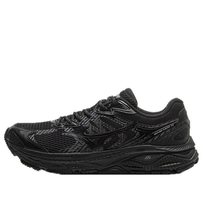 ミズノ 黒いこと 黒いこと \u0027ALL BLACK\u0027 スニーカー メンズ MIZUNO RACER V2 D1GH250604 / BLACK
