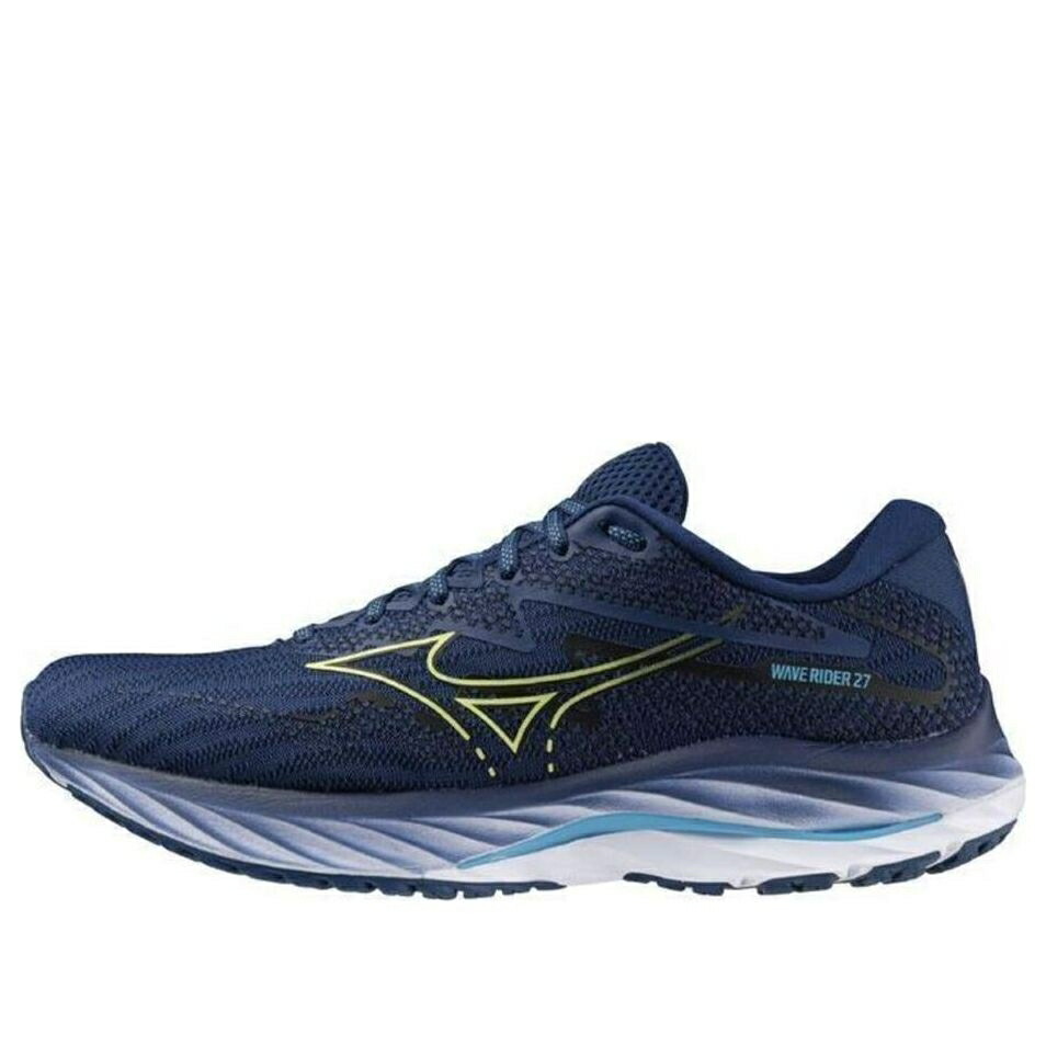 ミズノ ウェーブ ウェイブ 紺色 ネイビー 緑 グリーン キャップ キャップ 帽子 'PEONY GREEN' スニーカー メンズ MIZUNO WAVE RIDER 27 SHARP J1GC230353 / NAVY PEONY SHARP GREEN SWIM CAP