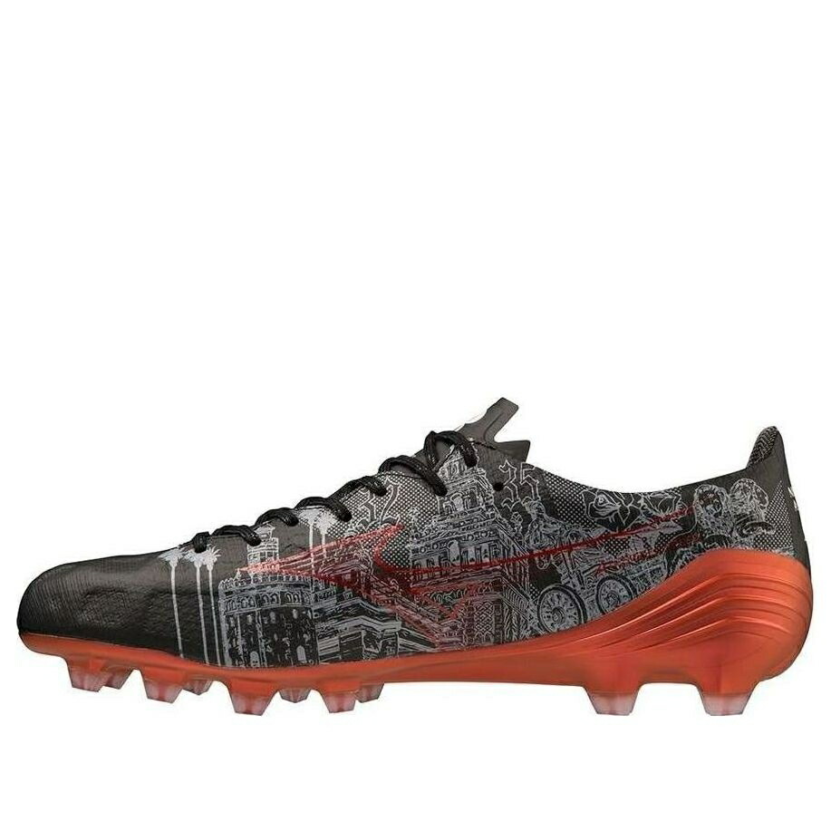 ミズノ アルファ 黒いこと 黒いこと 赤 赤いこと \u0027RED BLACK\u0027 スニーカー メンズ MIZUNO ALPHA SR4 FG P1GA239904 / BLACK RED
