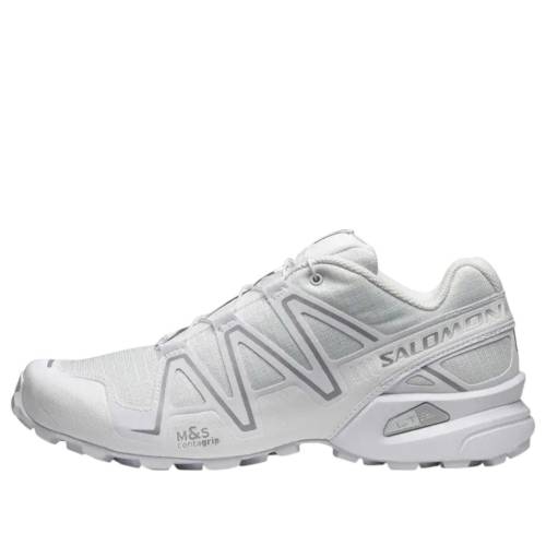 サロモン 白いこと 白いこと しろがね色 しろがね色 \u0027WHITE SILVER\u0027 スニーカー メンズ SALOMON SPEEDCROSS 3 475879 / WHITE SILVER