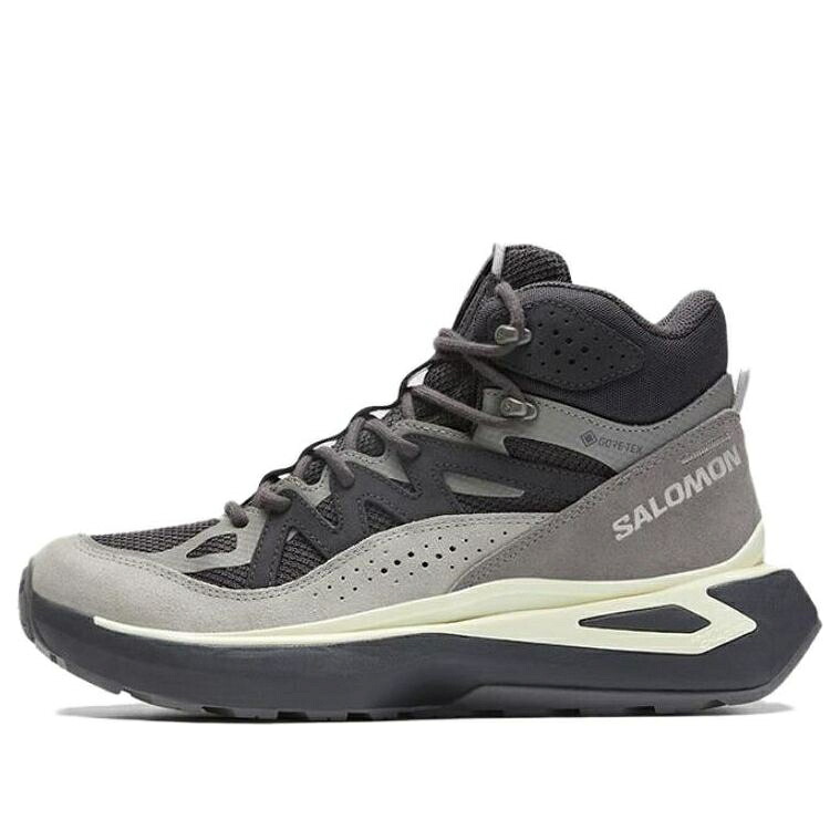 サロモン ミッド ブーツ 薄墨色 薄墨色 白いこと 白いこと \u0027GREY \u0027 スニーカー メンズ SALOMON ODYSSEY ELMT MID GTX SNEAKERS BOOTS 474372 / GREY WHITE