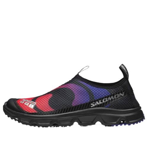 サロモン 黒色 ブラック 3.0 BLACK FLAME スニーカー メンズ SALOMON RX MOC LIBERTY NEON 477588 / BLACK LIBERTY NEON FLAME