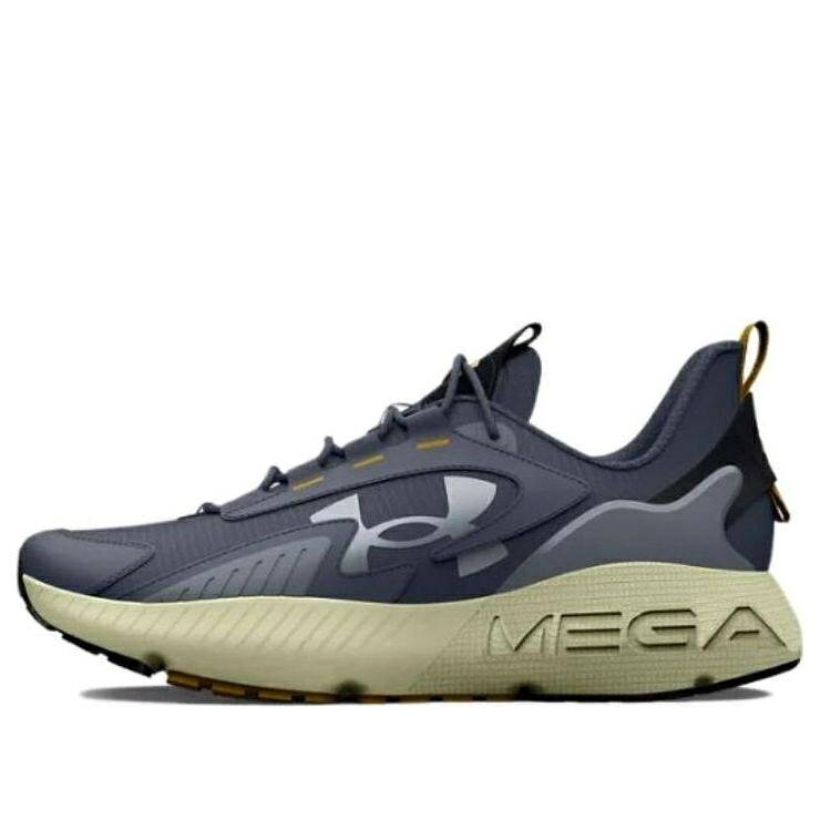 メガ 薄墨色 薄墨色 アンダーアーマー \u0027GREY ICE\u0027 スニーカー メンズ UNDER ARMOUR UNDER ARMOUR HOVR MEGA 2 MVMNT LEMON 3026629-400 / DOWNPOUR GREY LEMON ICE METALLIC