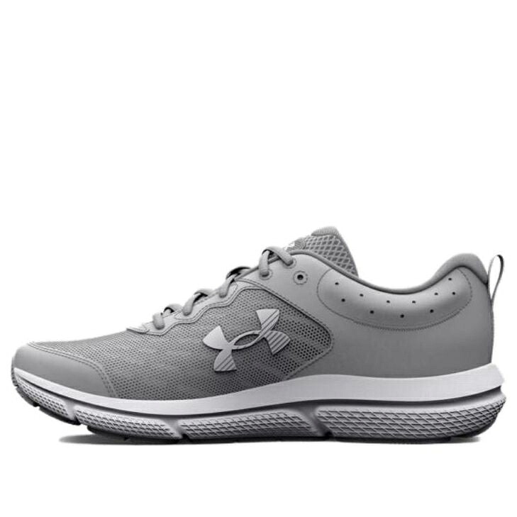 薄墨色 薄墨色 白いこと 白いこと アンダーアーマー \u0027MOD GREY\u0027 スニーカー メンズ UNDER ARMOUR UNDER ARMOUR CHARGED ASSERT 10 4E WIDE 3026176-100 / MOD GREY WHITE