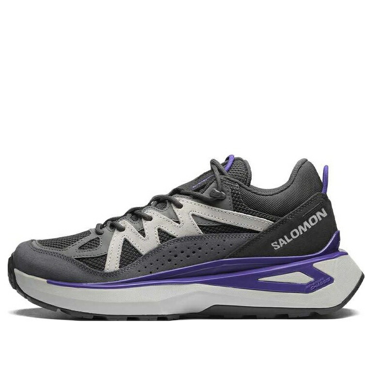 サロモン 白色 ホワイト 黒色 ブラック 紫 バイオレット BLACK VIOLET スニーカー メンズ SALOMON ODYSSEY ELMT LOW WHITE 475900 / BLACK WHITE VIOLET