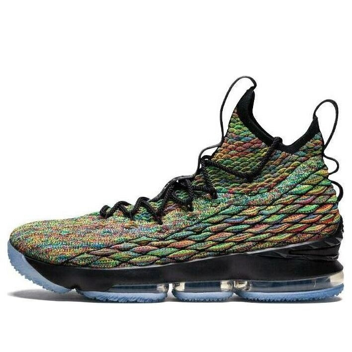 ナイキ レブロン 黒色 ブラック FOUR HORSEMEN スニーカー メンズ NIKE LEBRON 15 897648-901 / MULTI COLOR BLACK