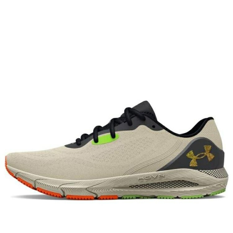 茶色 ブラウン 黒色 ブラック 橙 オレンジ 緑 グリーン アンダーアーマー 'BROWN' スニーカー メンズ UNDER ARMOUR UNDER ARMOUR HOVR SONIC 5 CN 3025649-101 / BROWN BLACK ORANGE NEON GREEN