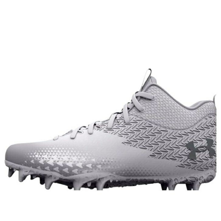 セレクト 白色 ホワイト 銀色 シルバー アンダーアーマー 'WHITE SILVER' ジュニア キッズ UNDER ARMOUR (GS) UNDER ARMOUR SPOTLIGHT SELECT 3 MC METALLIC 3026979-102 / WHITE METALLIC SILVER ベビー マタニティ スニ