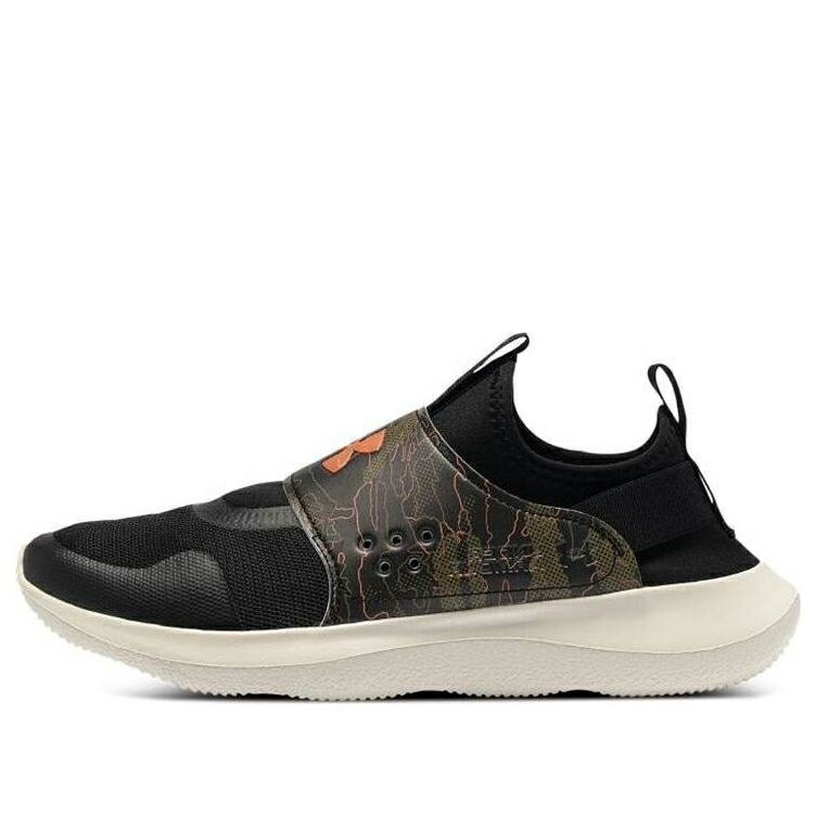 黒色 ブラック 橙 オレンジ 白色 ホワイト アンダーアーマー 'BLACK' スニーカー メンズ UNDER ARMOUR UNDER ARMOUR RUNPLAY POP 3025741-001 / BLACK ORANGE WHITE