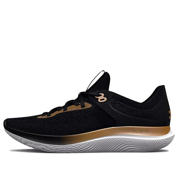 流れ受け答え 黒いこと 黒いこと ゴールド アンダーアーマー \u0027BLACK GOLD\u0027 スニーカー レディース UNDER ARMOUR (WMNS) UNDER ARMOUR FLOW SYNCHRONICITY MT CN 3026750-001 / BLACK GOLD