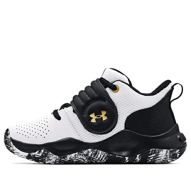 ゾーン 白色 ホワイト 黒色 ブラック アンダーアーマー 'WHITE BLACK' ジュニア キッズ UNDER ARMOUR (PS) UNDER ARMOUR ZONE BB 3024263-102 / WHITE BLACK ベビー マタニティ スニーカー