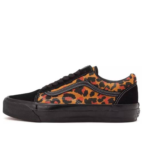 ヴァンズ バンズ 橙 オレンジ色 ヒョウ柄 レオパード 黒いこと 黒いこと 年寄りの学院 \u0027PUNK LEOPARD\u0027 スニーカー メンズ VANS OLD SKOOL 36 LX CAPSULE ORANGE VN000D56BKA / ORANGE LEOPARD BLACK