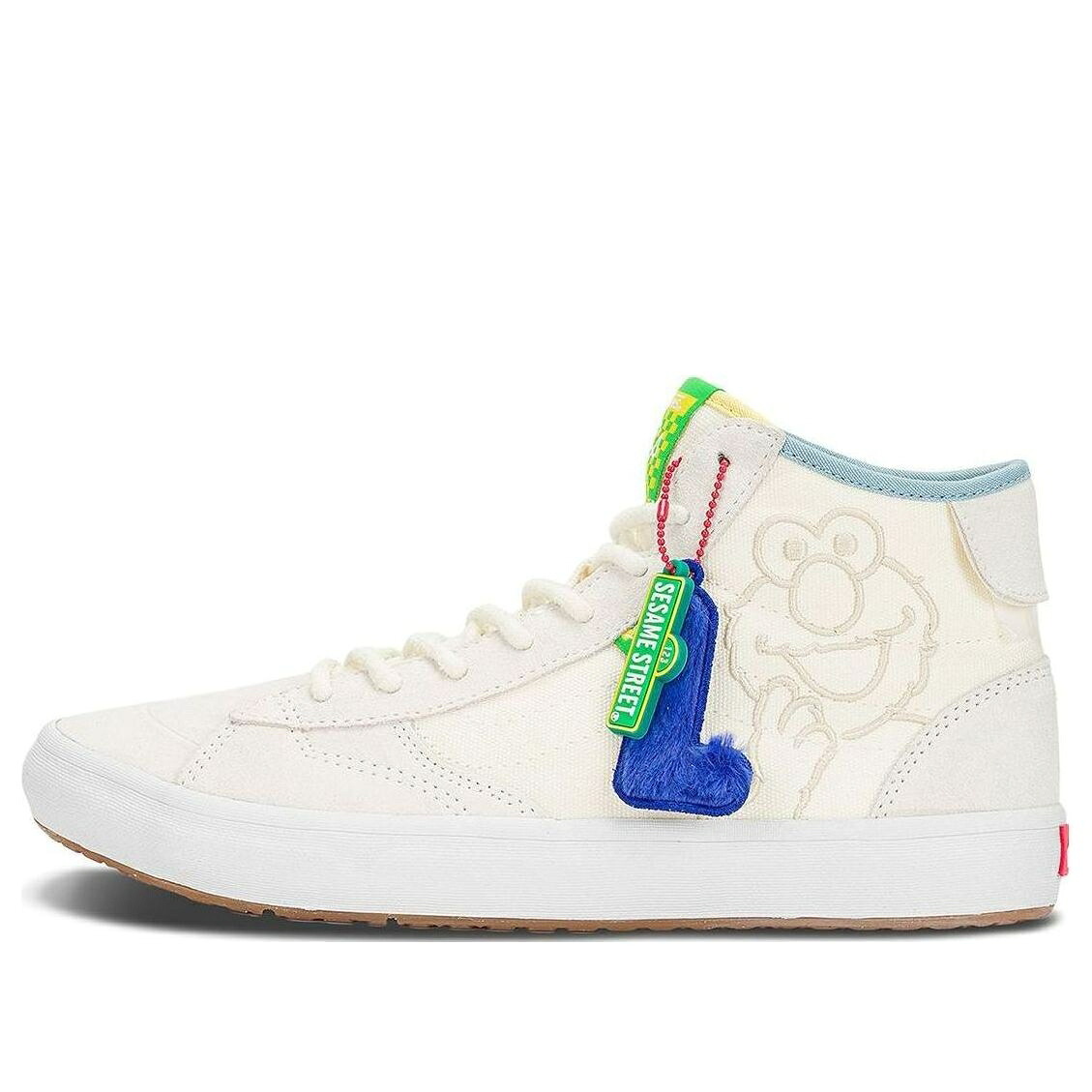 ヴァンズ バンズ ストリート 白色 ホワイト セサミストリート 'THE LIZZIE' スニーカー メンズ VANS X SESAME STREET VN0A4BX1448 / WHITE MULTI COLOR|スニケス
