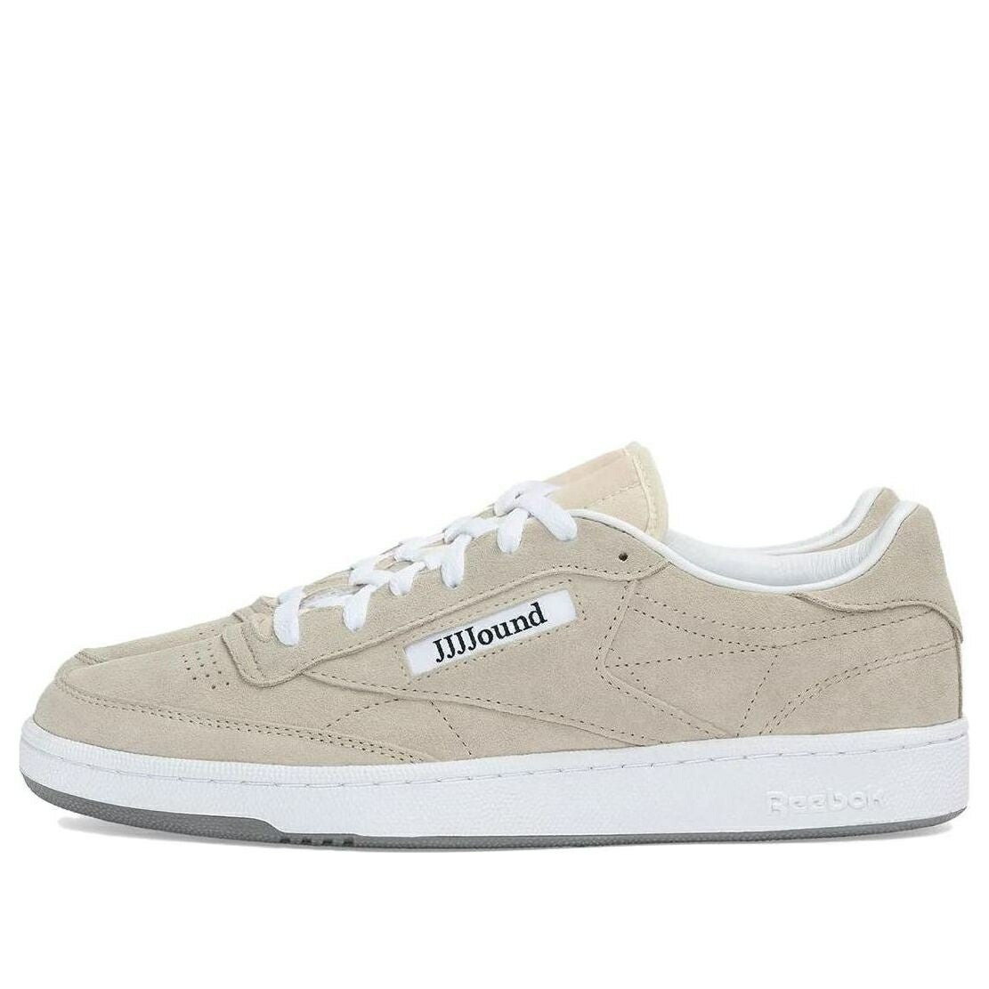 リーボック クラブ 白色 ホワイト 灰色 グレー 'CORK' スニーカー メンズ REEBOK X JJJJOUND CLUB C 85 100073319 / CORK WHITE SPACE GREY