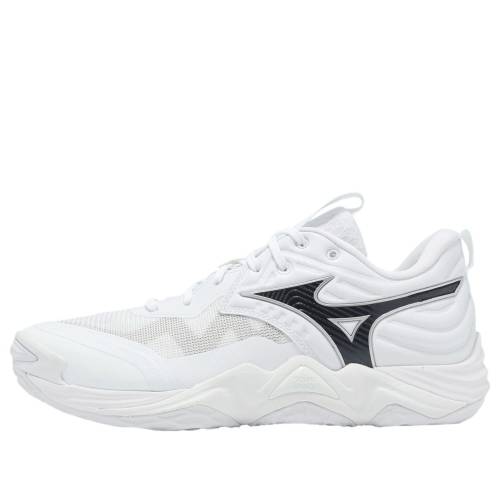 ミズノ ウェーブ ウェイブ エリート 白色 ホワイト 黒色 ブラック 'WHITE BLACK' スニーカー メンズ MIZUNO WAVE MOMENTUM ELITE WIDE V1GA251351 / WHITE BLACK