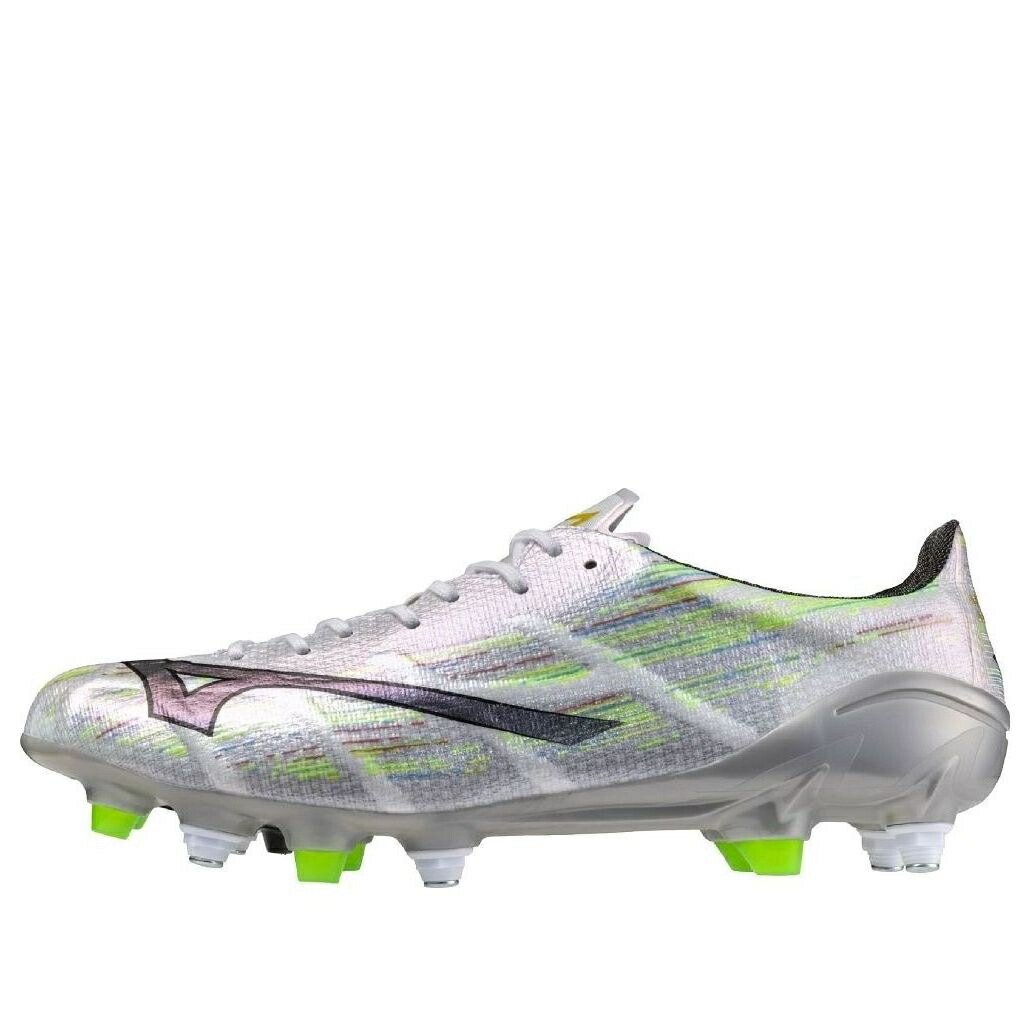 ミズノ アルファ しろがね色 しろがね色 \u0027SILVER NEON\u0027 スニーカー メンズ MIZUNO ALPHA 2 MADE IN JAPAN AG P1GA256109 / SILVER NEON