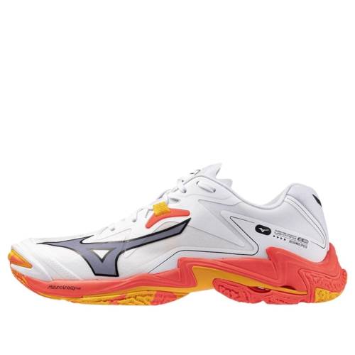 ミズノ ウェーブ ウェイブ ライトニング 白色 ホワイト 'DAYBREAKER PACK' スニーカー メンズ MIZUNO WAVE LIGHTNING Z8 V1GA240098 / WHITE FIERY CORAL CITRUS|スニケス