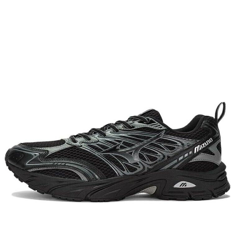 ミズノ 黒色 ブラック 銀色 シルバー 'BLACK SILVER' スニーカー メンズ MIZUNO LG 2000 D1GH230202 / BLACK SILVER