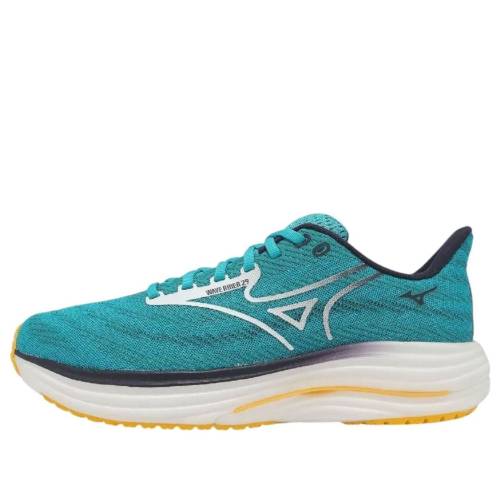 ミズノ ウェーブ ウェイブ 青色 ブルー 'TURQUOISE BLUE' スニーカー メンズ MIZUNO WAVE RIDER 29 J1GC250308 / TURQUOISE BLUE｜スニケス