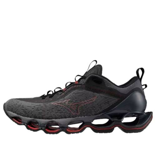 ミズノ ウェーブ ウェイブ プロフェシー サーティーン 灰色 グレー 紫 パープル 赤 レッド 'DARK RED' スニーカー メンズ MIZUNO WAVE PROPHECY 13 GREY J1GC240052 / DARK GREY LIGHT PURPLE RED