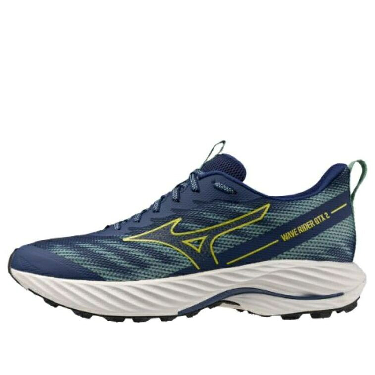 ミズノ ウェーブ ウェイブ 青色 ブルー 'TEAL BLUE' スニーカー メンズ MIZUNO WAVE RIDER GTX 2 J1GC247902 / TEAL BLUE