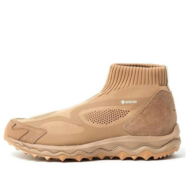 ミズノ ウェーブ ウェイブ ミッド ゴアテックス COGNAC スニーカー メンズ MIZUNO X NONNATIVE WAVE MUJIN TL MID GORE-TEX D1GD245502 / COGNAC