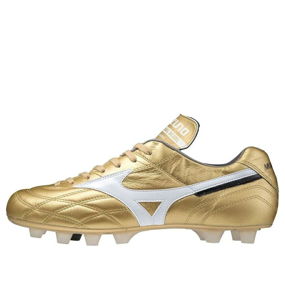 ミズノ チャンピオン ゴールド 白色 ホワイト 'CHAMPION GOLD' スニーカー メンズ MIZUNO MORELIA UL JAPAN P1GA211150 / CHAMPION GOLD WHITE