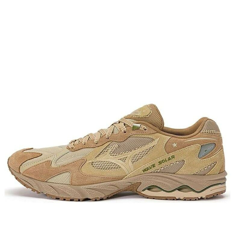 ミズノ 縮くれる ウェイブ 赤銅色 赤銅色 \u0027APRICOT BROWN\u0027 スニーカー メンズ MIZUNO WAVE SOLAR D1GH222301 / APRICOT BROWN