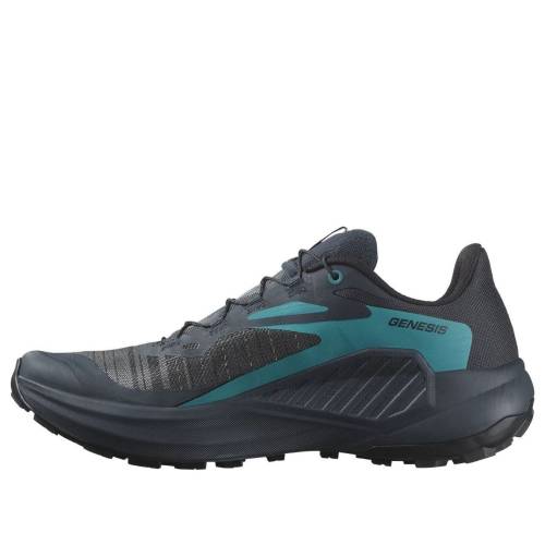 サロモン 炭素 \u0027CARBON TIDE\u0027 スニーカー メンズ SALOMON GENESIS TAHITIAN 474430 / CARBON TAHITIAN TIDE QUIET SHADE