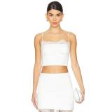 David Koma 【 Lace Bra Detail Strapless Top Women 】 レディース流行り物 トップス 貯蔵タンクいの一番 レディース