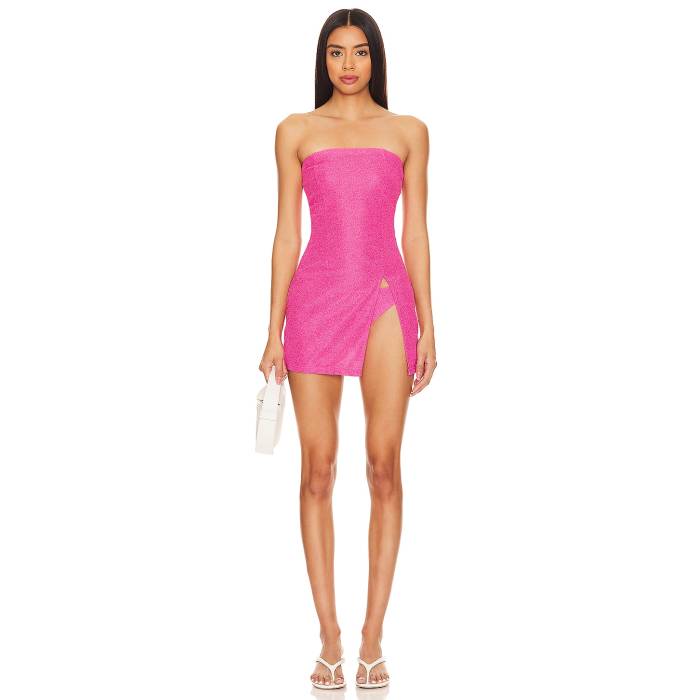 Lovers And Friends 【 Cover Me Up Tube Mini Dress Women Hot Pink 】 ドレス レディース pink ピンク