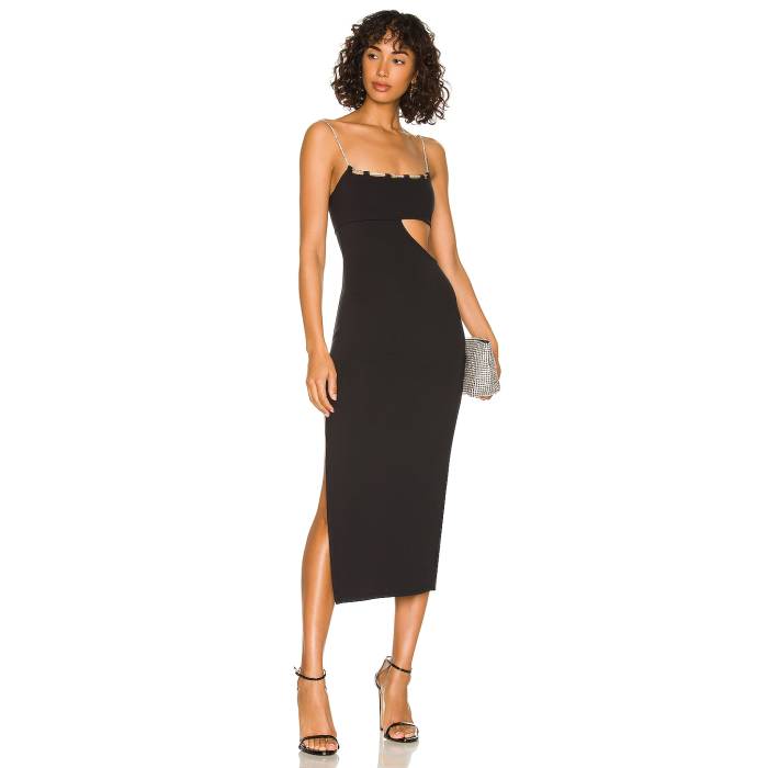 Lovers And Friends 【 Charlotte Midi Dress Women Black 】 シャーロット ドレス レディース 黒色 ブラック|スニケス