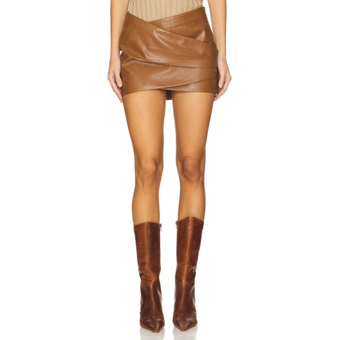 Superdown 【 Evi Wrap Skirt Women Chocolate 】 wrap ラップ レディース|スニケス