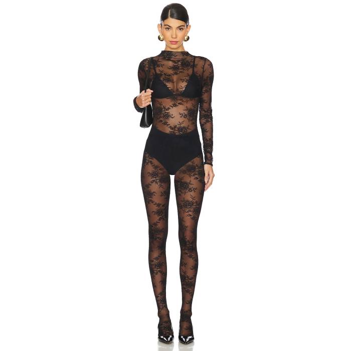Nbd 【 Amalia Jumpsuit Women Black 】 飛び降りる背広 レディース 黒いこと 黒いこと