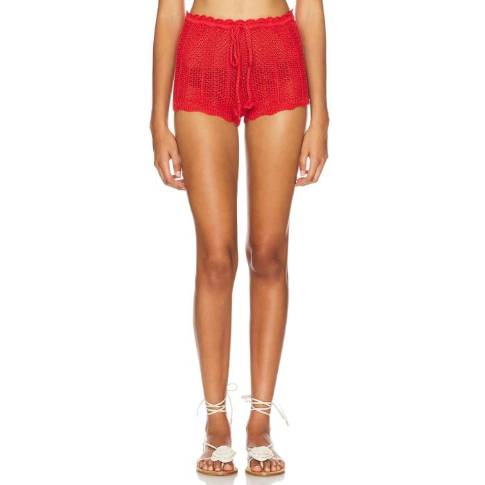 Tularosa 【 Mirtilla Short Women Red 】 レディース Red 赤・赤いこと レディースファッション-パンツ