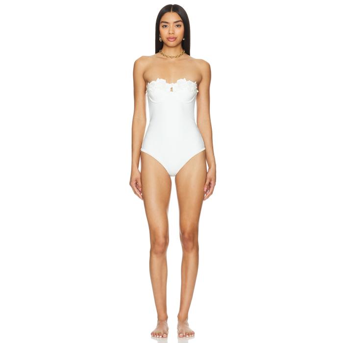 ジマーマン Zimmermann 【 Halliday Embroidery One Piece Women Ivory 】 レディース アイボリー｜スニケス