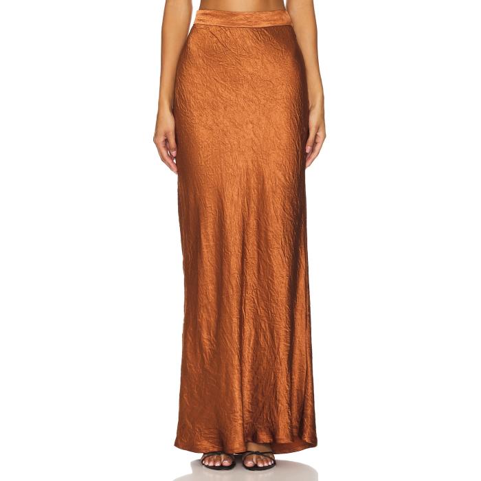 Usisi Sister 【 Valentina Skirt Women Bronze 】 レディースファッション ボトムス スカート レディース 銅・ブロンズ