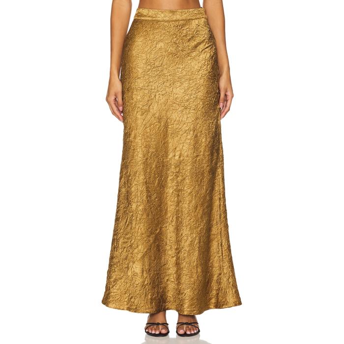 Usisi Sister 【 Valentina Skirt Women Gold 】 レディースファッション ボトムス スカート レディース ゴールド
